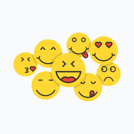 Variant packs of emojis feature